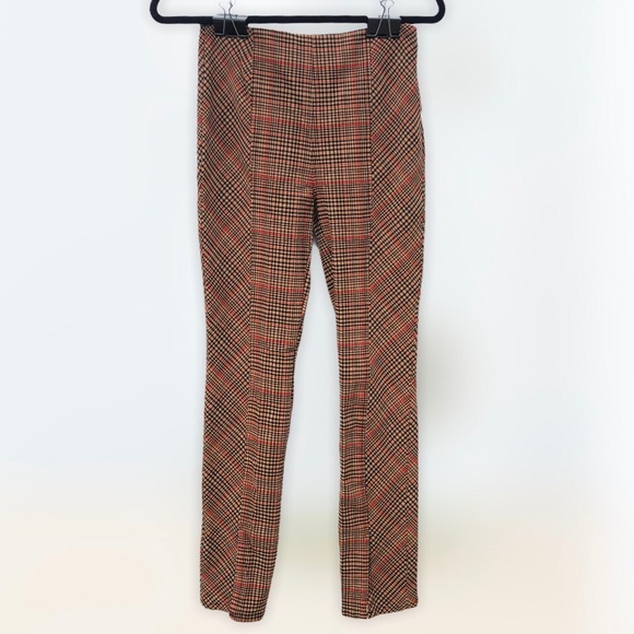 Free People Flyin High Plaid High Rise Skinny Pant - Picture 5 of 8